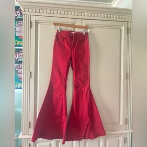 Shyanne Red Flare Jeans Size 27